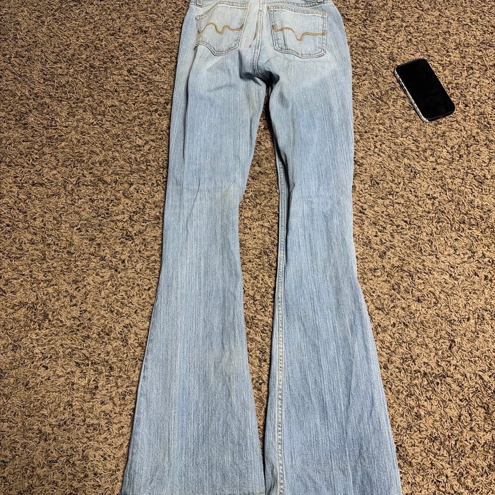 Light Blue Flared Women Jeans